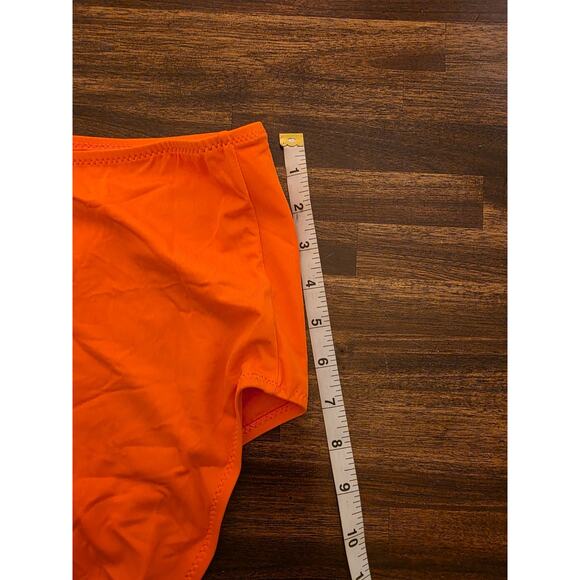 Amazon Essentials Bikini Bottom Orange Size 1X Plus Size High Waist NWT - Picture 4 of 7